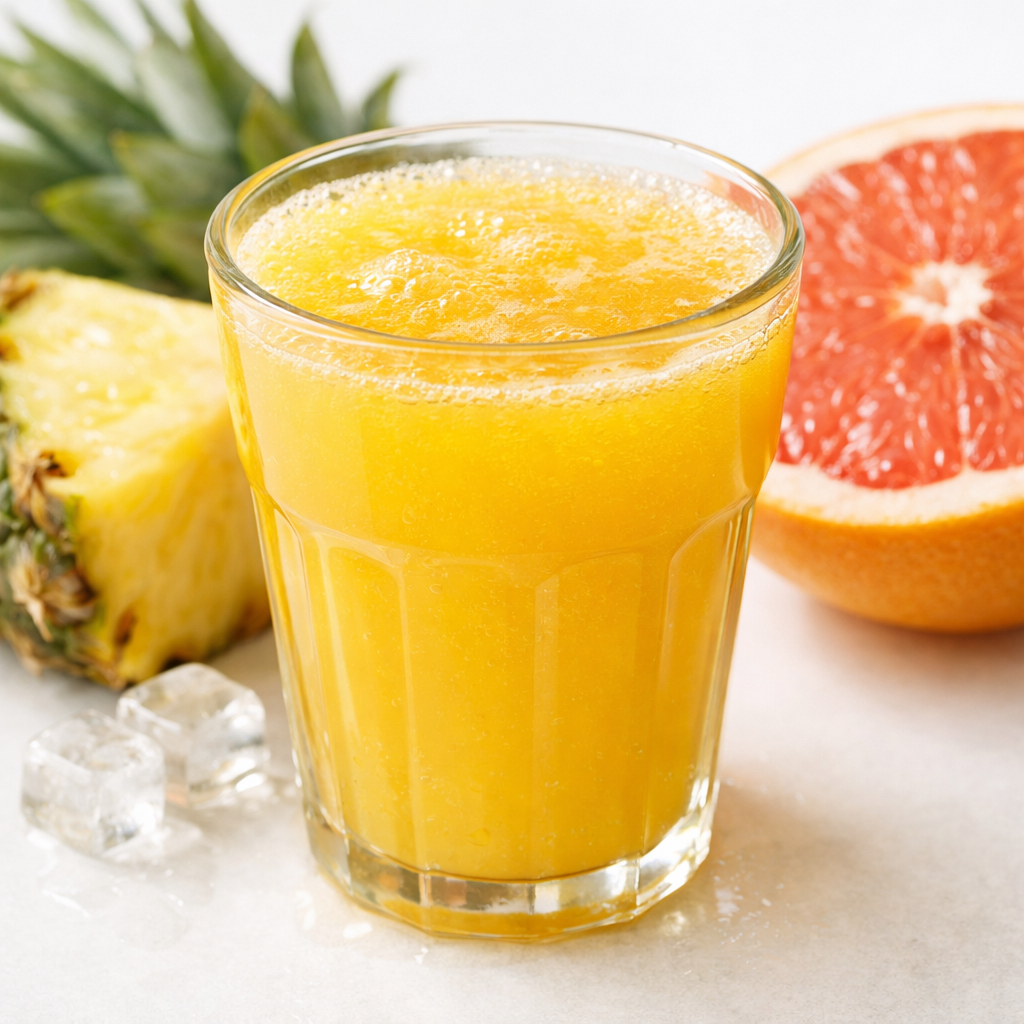 Pineapple and grapefruit juice drink beverages