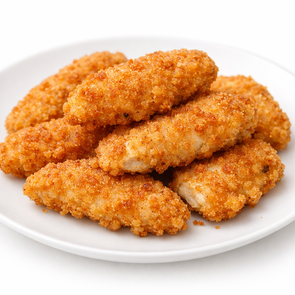Breaded chicken breast tenders