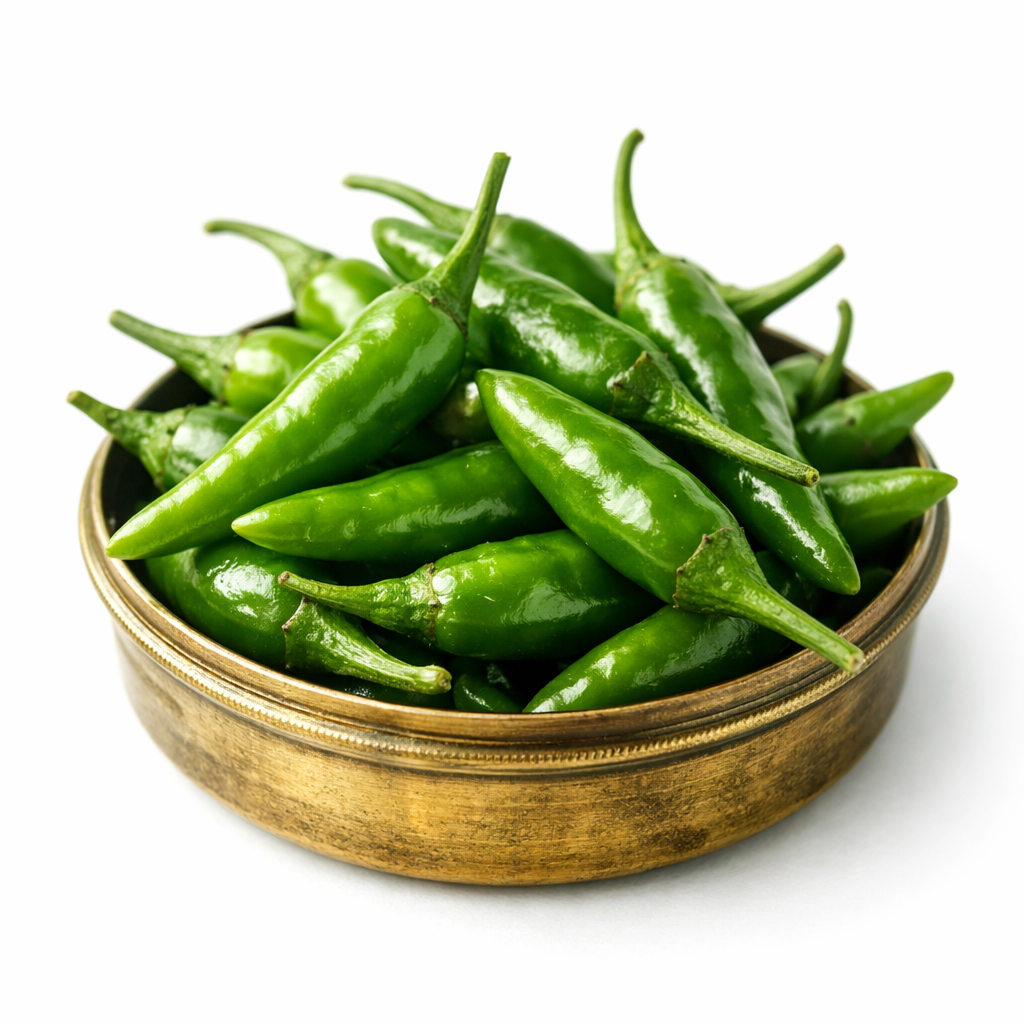 Green-3 chillies