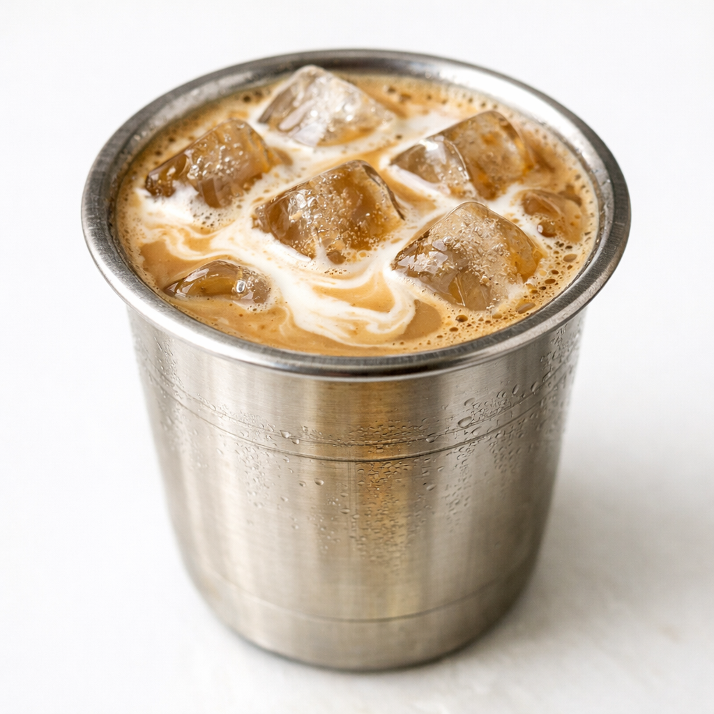 Cold coffee (with cream)