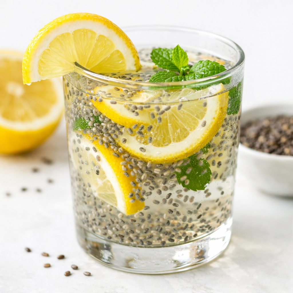 Lemon Chia Water