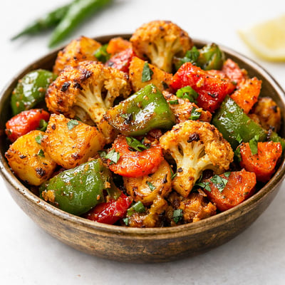 Baked vegetables