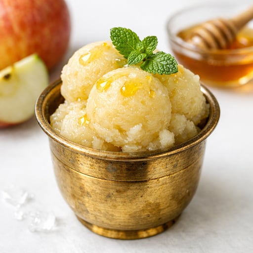 Apple and honey sorbet
