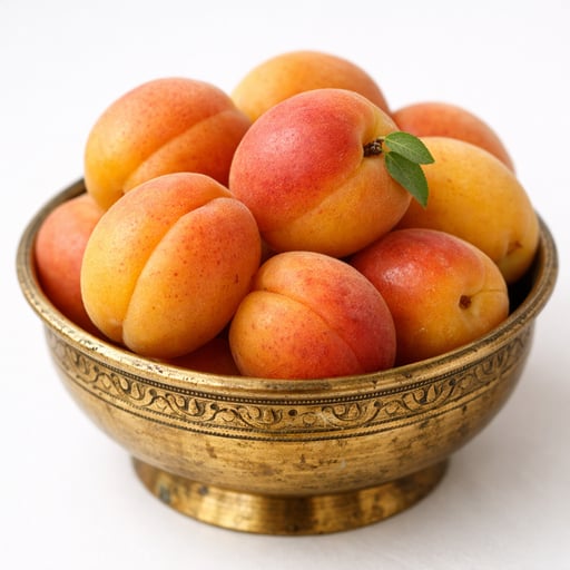 Raw apricots