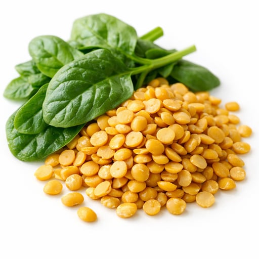 Arhar with spinach