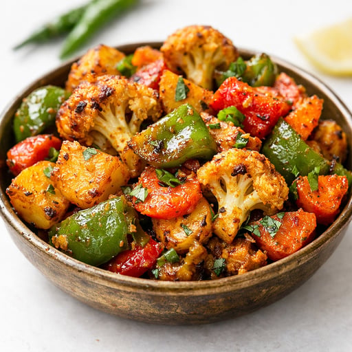 Baked vegetables