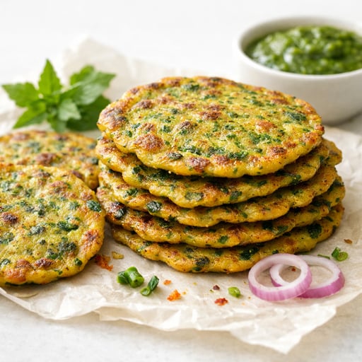 Besan bathua chilla/cheela