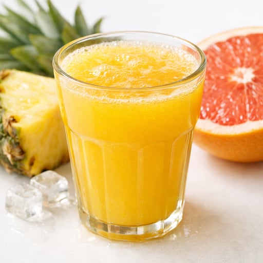 Beverages, pineapple and grapefruit juice drink, canned