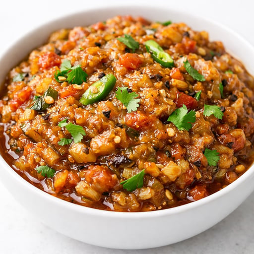 Brinjal bhartha