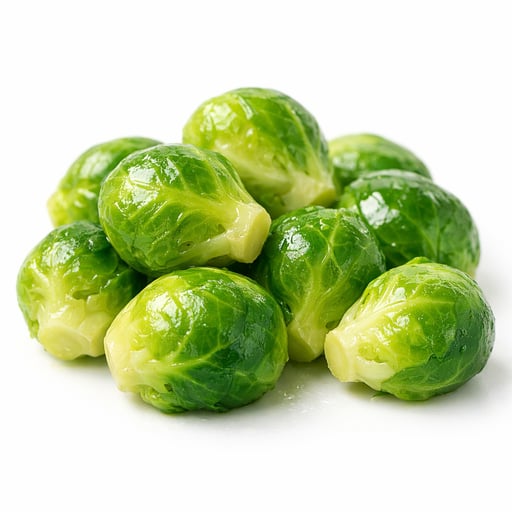 Brussels sprouts, cooked, boiled, drained, without salt