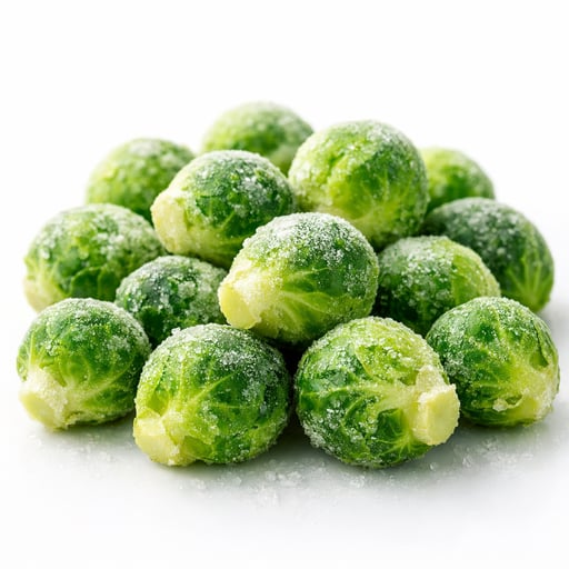 Brussels sprouts, frozen, unprepared