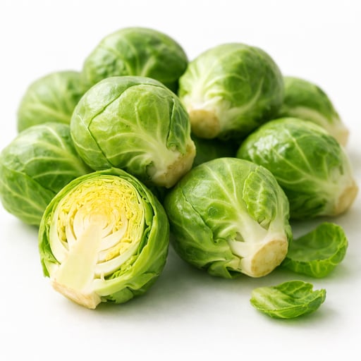 Raw brussels sprouts