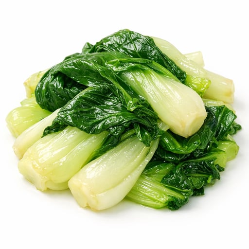 Cabbage, chinese (pak-choi), cooked, boiled, drained, without salt