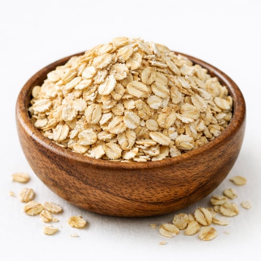 Cereals, oats, regular and quick, not fortified, dry