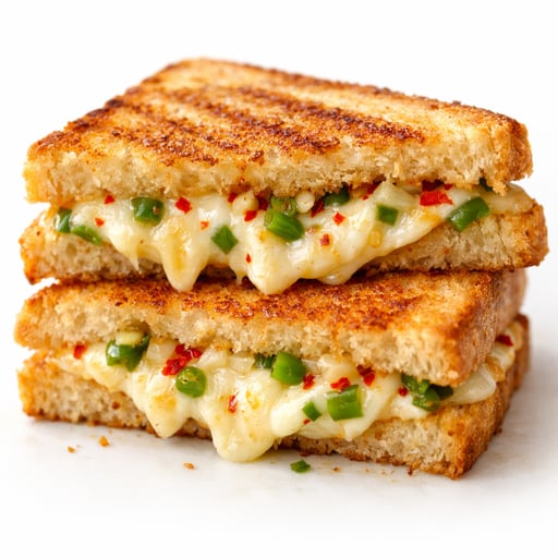 Cheese and chilli sandwich