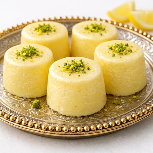 Cold lemon souffle