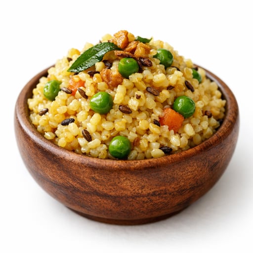 Cracked wheat khichri/khichdi