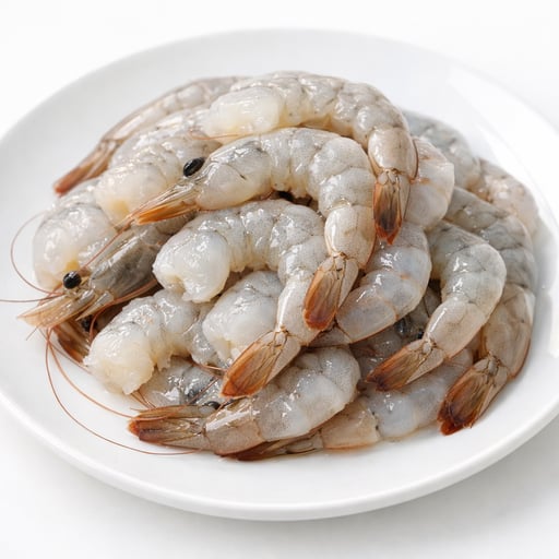 Crustaceans, shrimp, raw