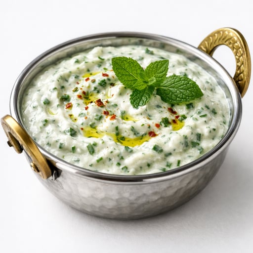 Curd mint dip