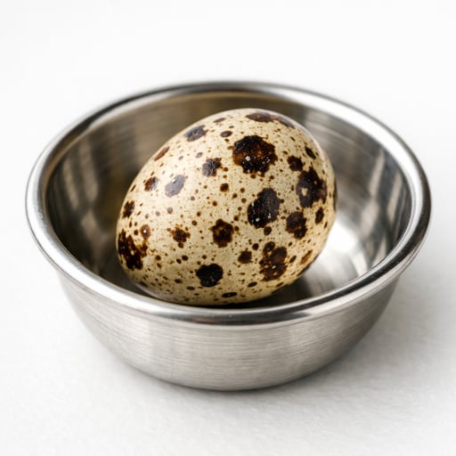 Egg, quail, whole, fresh, raw