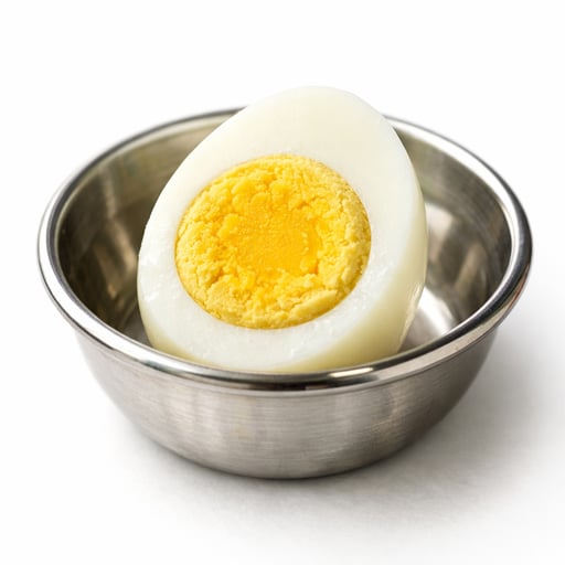 Egg, whole, cooked, hard-boiled