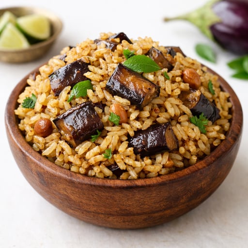 Eggplant/Brinjal rice