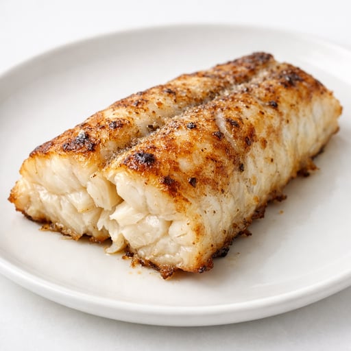 Fish, pollock, Atlantic, cooked, dry heat