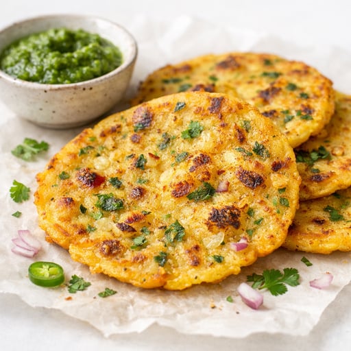 Gram flour chilla/cheela