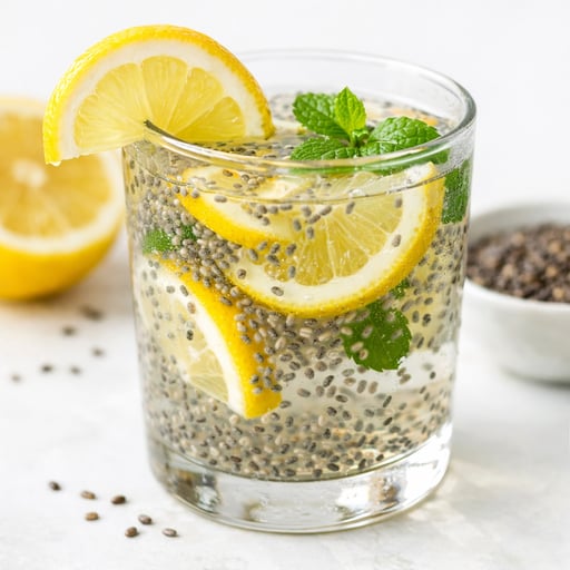Lemon Chia Water