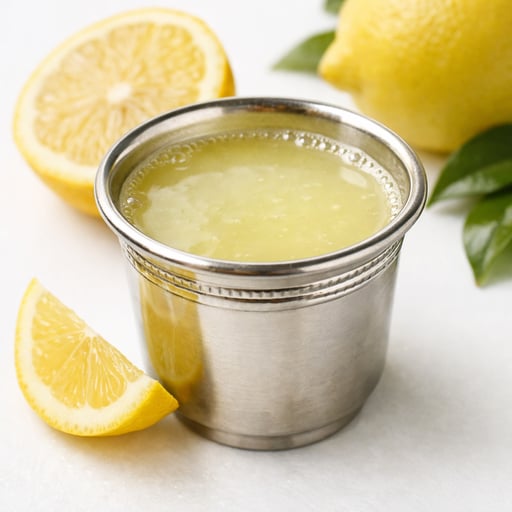 Raw lemon juice