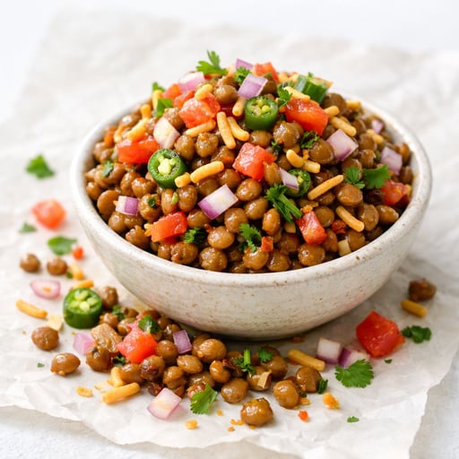 Masoor Dal Chaat