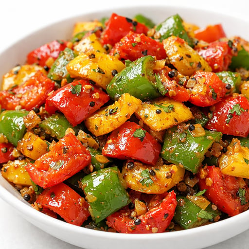 Mixed Bell Pepper Sabzi