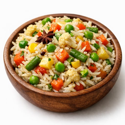 Mixed vegetable pulao