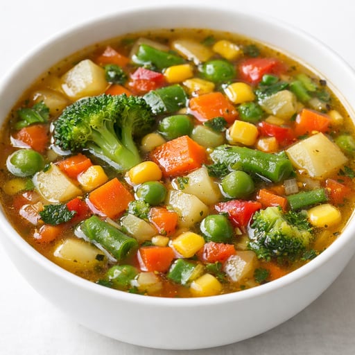 Mixed vegetable soup