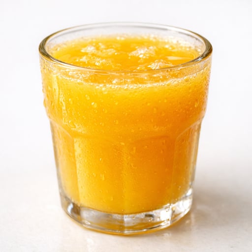 Orange juice, chilled, includes from concentrate, with added calcium