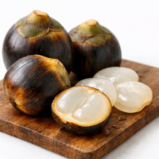 Tender palm fruit