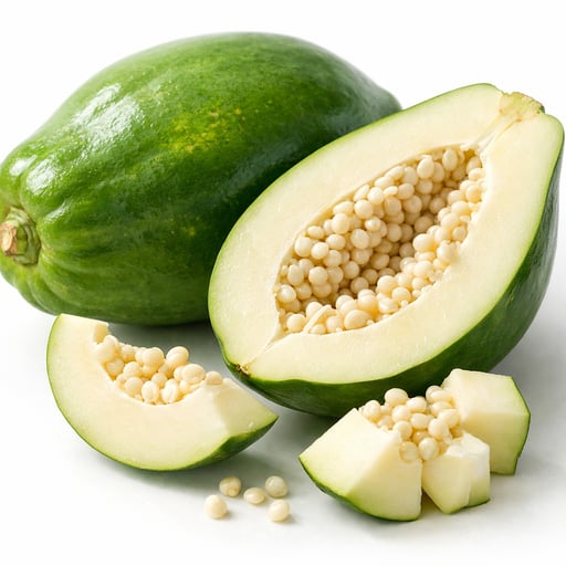 Raw papaya