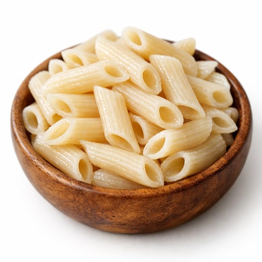 Pasta, gluten-free, brown rice flour, cooked, TINKYADA