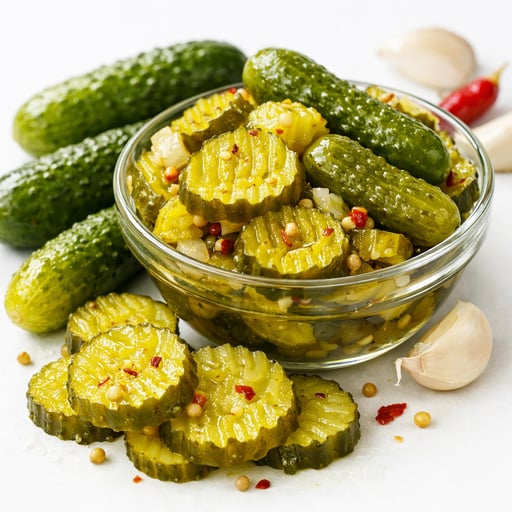 Pickles, cucumber, sweet (includes bread and butter pickles)