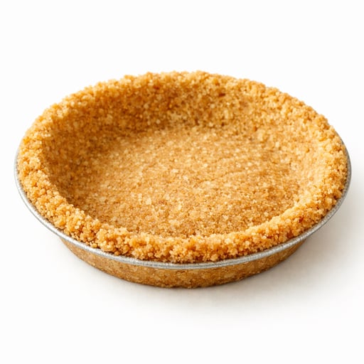 Pie crust, cookie-type, prepared from recipe, vanilla wafer, chilled
