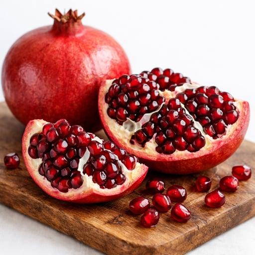 Pomegranate, maroon seeds