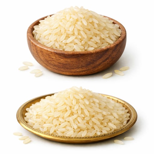 Rice, parboiled, milled