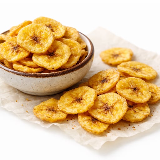 Snacks, banana chips