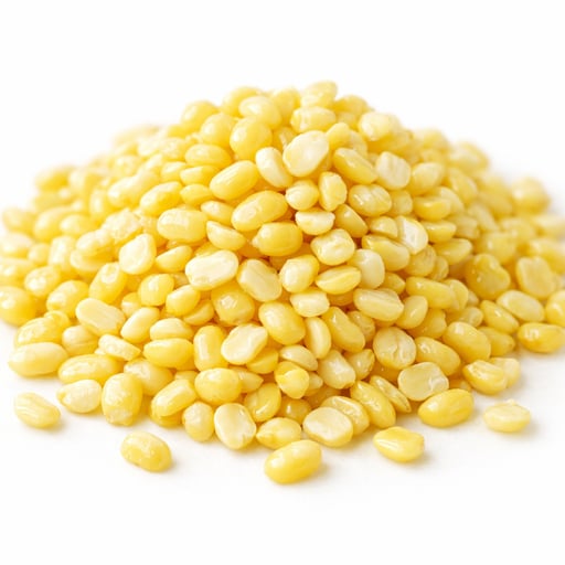 Washed moong dal