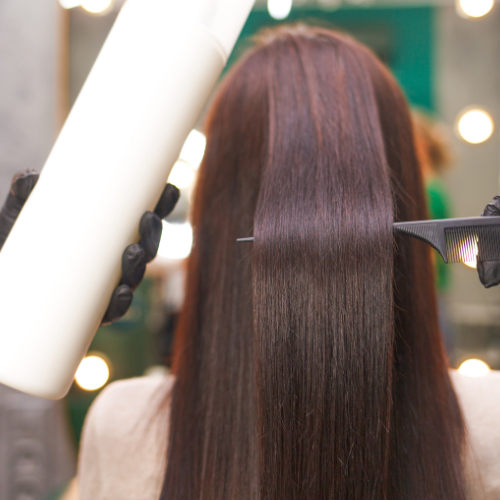 Hair Smoothing + Hair Color Ombre