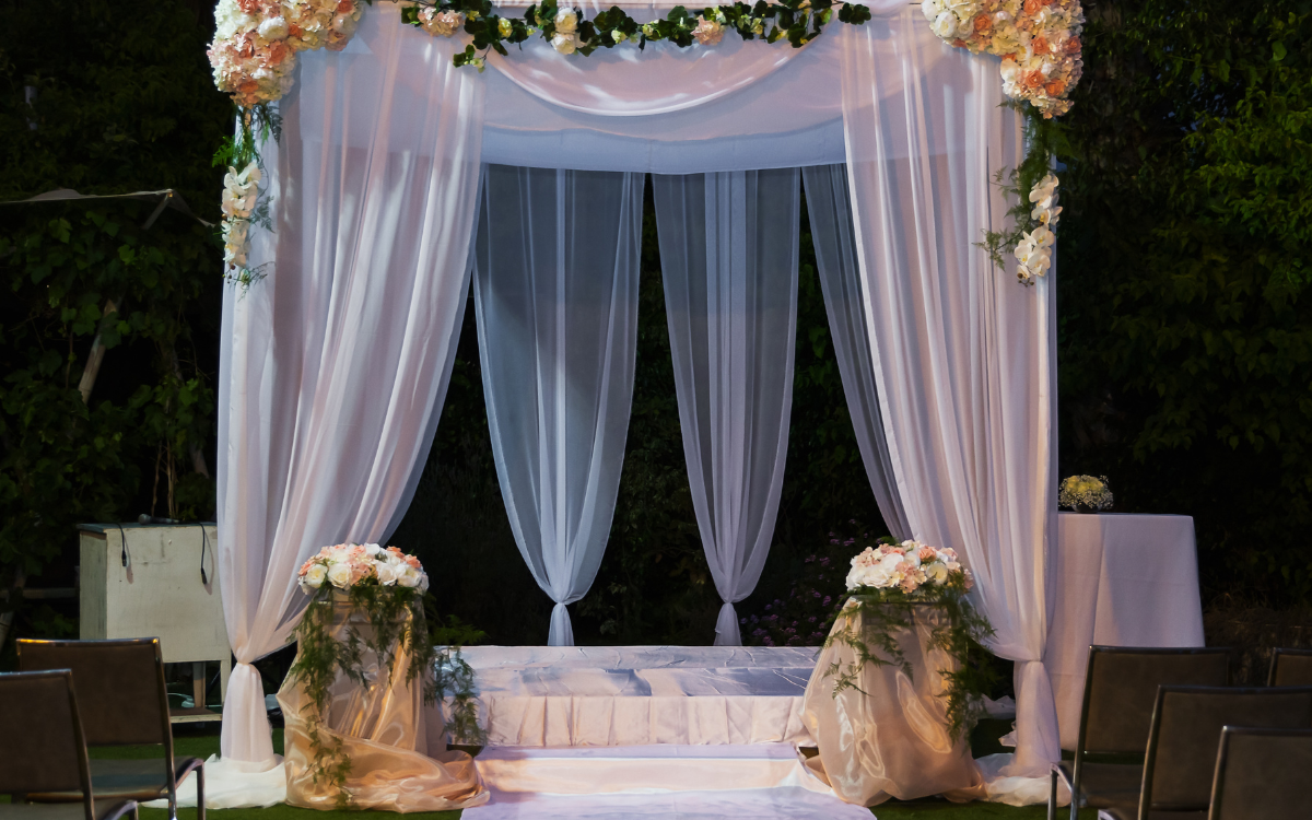 Wedding & Event Canopy Setup