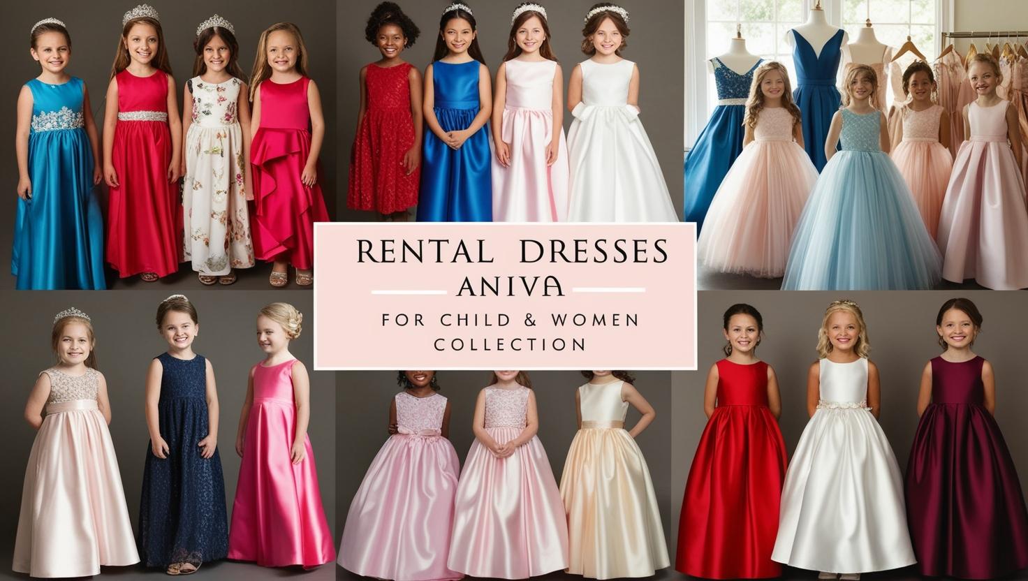Dress Renting Available for kids and Ladies