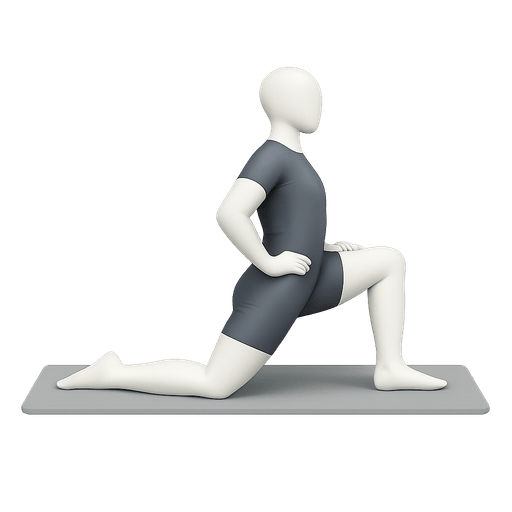 Half-kneeling hip flexor stretch