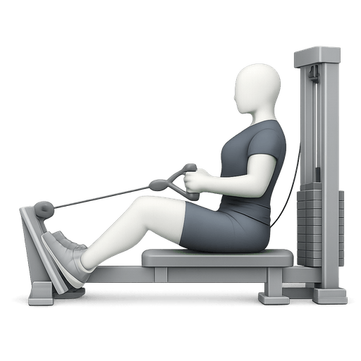 Seated cable row