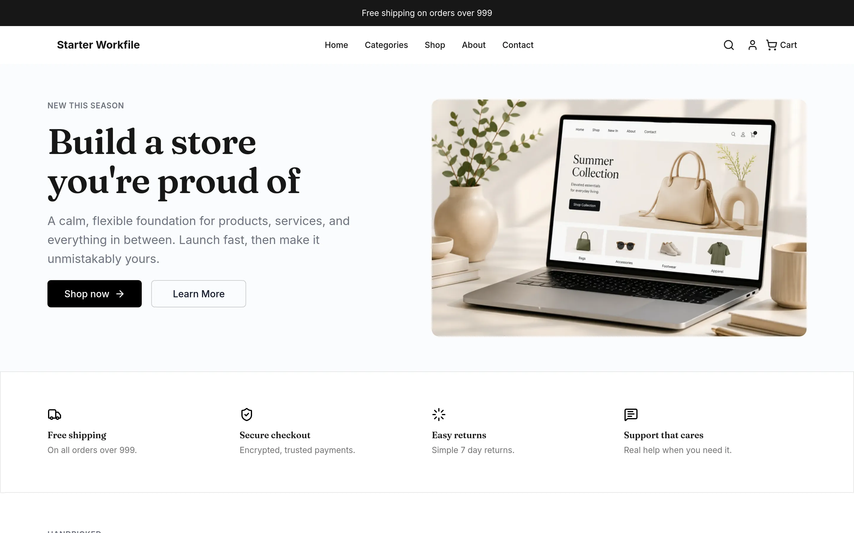 Workfile Starter — Homepage